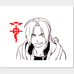 Edward Elric Fullmetal Alchemist Posters and Art